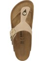 BIRKENSTOCK Iešļūcenes ar pirkstu atdalītāju 'Gizeh' bēšs
